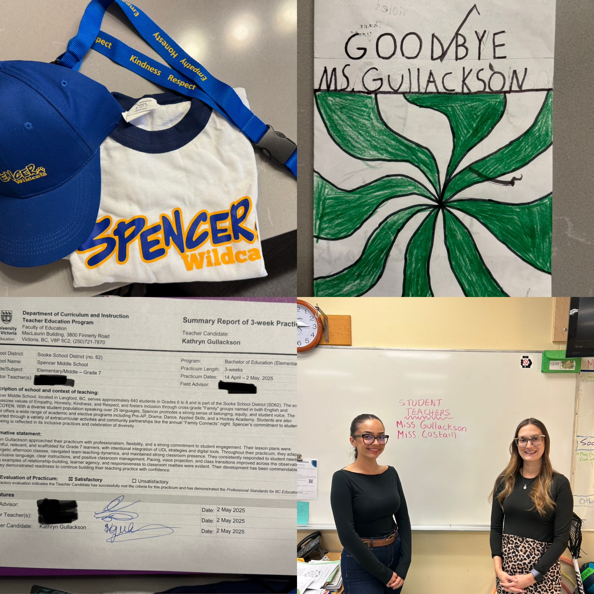 2025 Praticum at Spencer Middle School